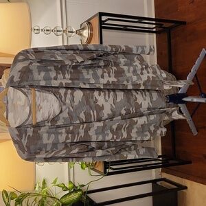 Belle by Kim Gravel Camouflage Top